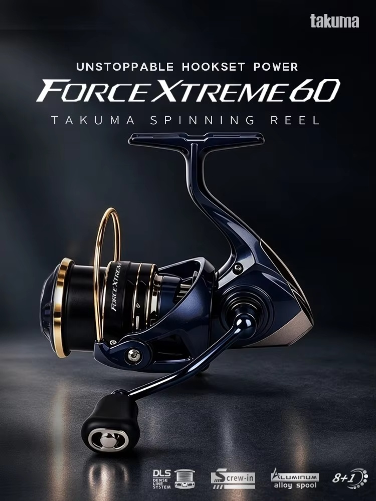 Trolling Reel - Neue, angesagte Takuma Fx60 Standard-Spinnrolle, Weitwurf,
