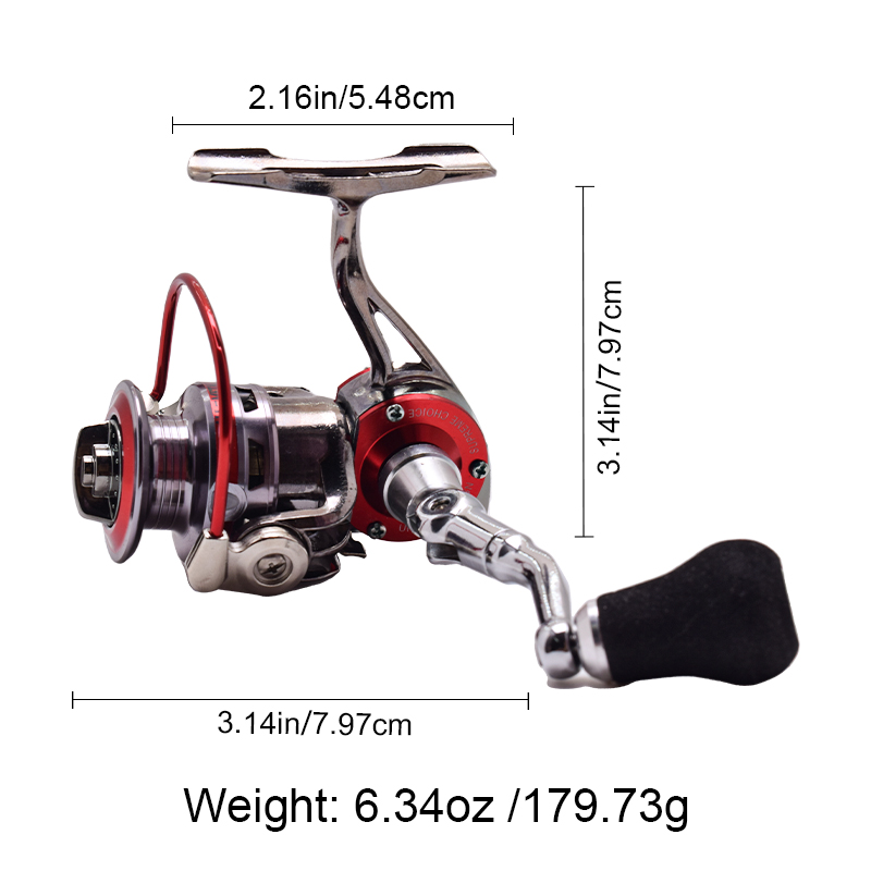 1 PC Tragbare AM150 Mini-Spinn – Trolling Reel Bewertung und Preis